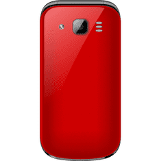 Beafon C245 preklopni telefon na tipke - rdeč