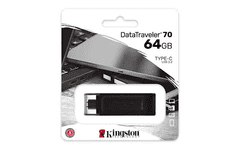 SanDisk Kingston spominski ključ Type C (64GB) DT70 3.2 Gen1 s pokrovčkom