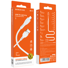 Borofone Podatkovni polnilni kabel BX51 Lightning 1m 2,4A - bel