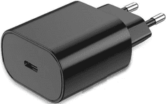 Jellico Hišni polnilec C35 (Quick Charge) 25W vhod Type-C z Type-C podatkovnim kablom, Original (EU Blister), črn