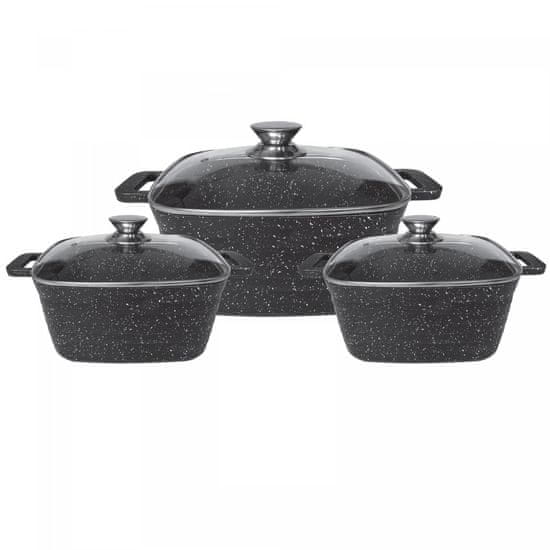 Northix Kuhinjski set - kvadratni lonci