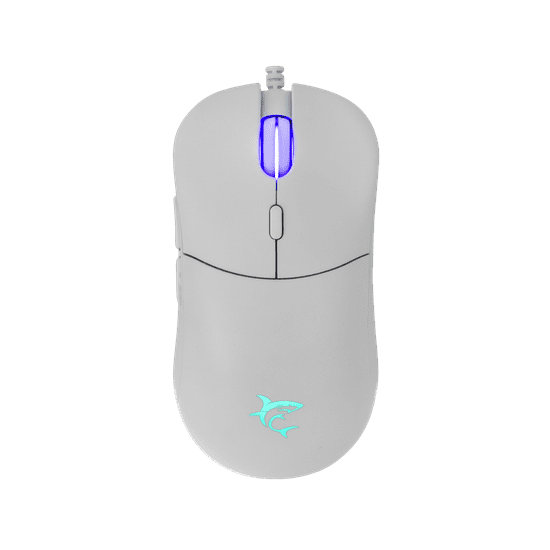 White Shark gaming miška GM-5010 BAGDEMAGUS 7200DPI bela