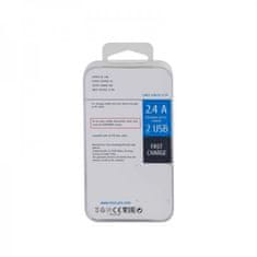 RivaCase AVTO POLNILEC VA4222 2,4A + podatkovno polnilni kabel MicroUSB