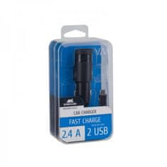 RivaCase AVTO POLNILEC VA4222 2,4A + podatkovno polnilni kabel MicroUSB