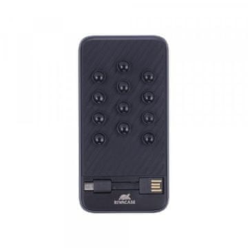 RivaCase RIVA POWER zunanja baterija powerbank 8000 m/Ah + kabel USB z MicroUSB črn