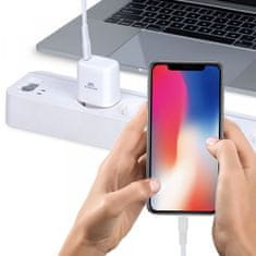 RivaCase Hišni polnilec PS4191 WD4 Quick Charge 20W vhod Type C s kablom Type C - Original (EU Blister) bel