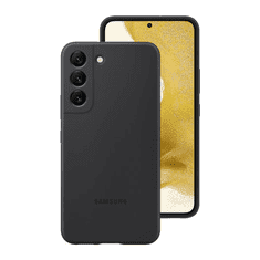 Samsung Original silikonski ovitek EF-PS906TBE za Galaxy S22 Plus 5G - črn