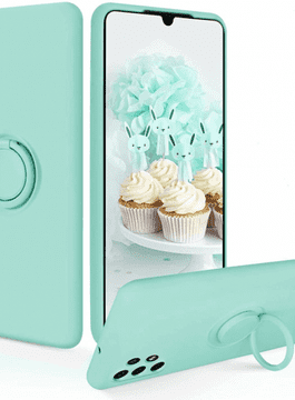 Onasi Silikonski ovitek Liquid Ring za Samsung Galaxy A33 5G A336 - mint