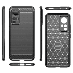 Havana Silikonski ovitek za Xiaomi 12T - mat carbon črn