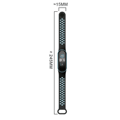 Onasi Pašček za uro Xiaomi Mi Band 5 in 6 - roza bel
