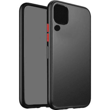 Onasi Silikonski ovitek s trdim zadnjim delom za Samsung Galaxy A53 - črn