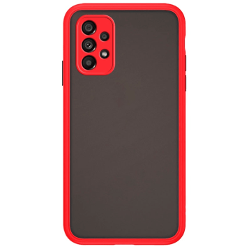 Onasi Silikonski ovitek s trdim zadnjim delom za Samsung Galaxy A23 - rdeč