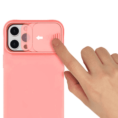 Onasi Lens Cover silikonski ovitek zaščita za Samsung Galaxy A23 - roza