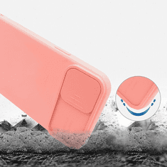 Onasi Lens Cover silikonski ovitek zaščita za Samsung Galaxy A23 - roza