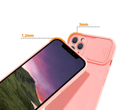 Onasi Lens Cover silikonski ovitek zaščita za Samsung Galaxy A23 - roza