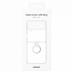 Samsung Original Clear Cover Ring ovitek EF-OF721CTE za Galaxy Z Flip 4 - prozoren