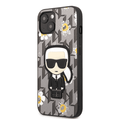 Karl Lagerfeld Originalen ovitek iPhone 13 6.1 - Karl Ikonik - siv ovitek - KLHCP13MPMNFIK1