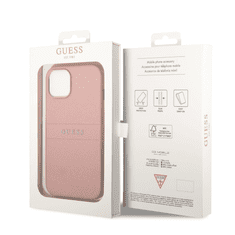 Guess GUHCP14MPSASBPI usnjen ovitek za iPhone 14 Plus 6.7 - roza