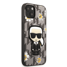 Karl Lagerfeld Originalen ovitek iPhone 13 6.1 - Karl Ikonik - siv ovitek - KLHCP13MPMNFIK1