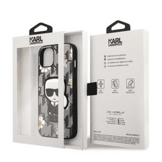 Karl Lagerfeld Originalen ovitek iPhone 13 6.1 - Karl Ikonik - siv ovitek - KLHCP13MPMNFIK1