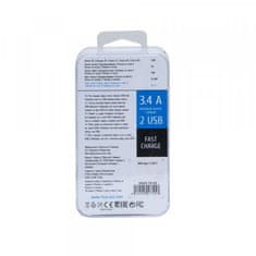 RivaCase Avtopolnilec VA4225 TD2 3,4A + podatkovno polnilni kabel Lightning Apple iPhone