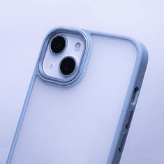 Onasi Satin silikonski ovitek za iPhone 7 / 8 / SE 2020 - prozorno moder