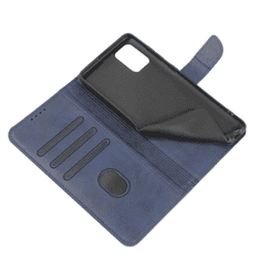Onasi Wallet denarnica usnjena preklopna torbica Xiaomi Redmi 12C - modra