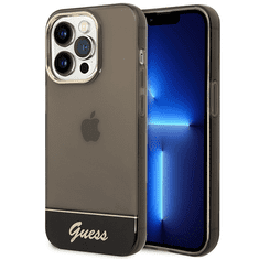 Guess GUHCP14XHGCOK ovitek za iPhone 14 Pro Max - temno prozoren