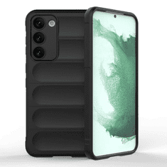 Onasi Wave silikonski ovitek za Samsung Galaxy S23 5G - črn
