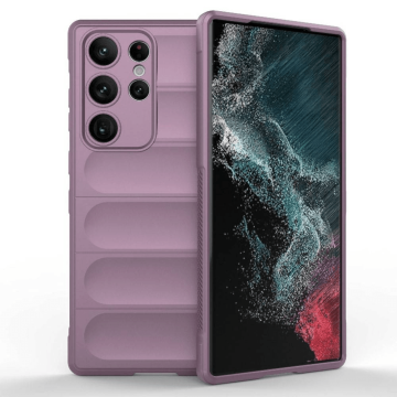 Onasi Wave silikonski ovitek za Samsung Galaxy S23 Ultra 5G - vijola