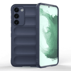 Onasi Wave silikonski ovitek za Samsung Galaxy S23 Plus 5G - moder