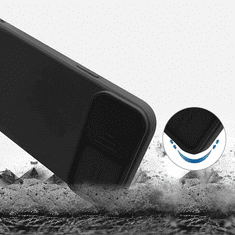 Onasi Lens Cover silikonski ovitek zaščita za Samsung Galaxy S23 Ultra 5G - črn
