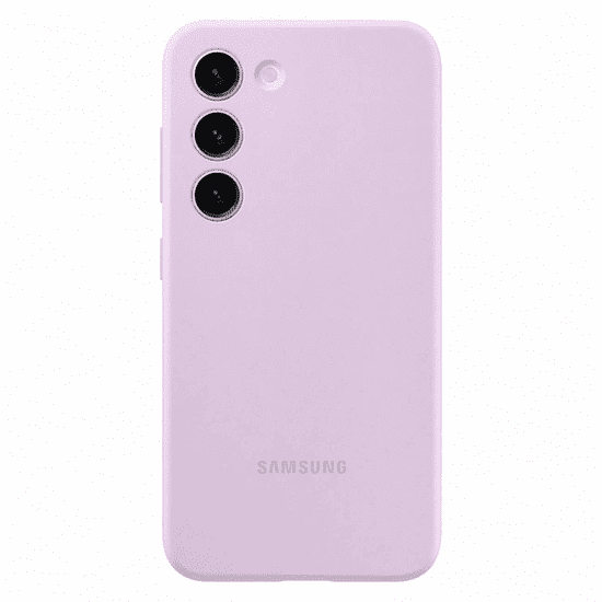 Samsung Original silikonski ovitek EF-PS911TVE za Galaxy S23 5G - lila