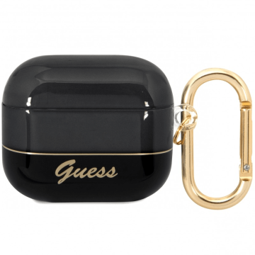 Guess GUA3HGCOHK ovitek za slušalke za AirPods 3 - črn