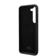 Karl Lagerfeld Originalen ovitek Samsung Galaxy S23 5G - IML NFT Choupette Body - črn silikonska zaščita - KLHCS23SSNCHBCK