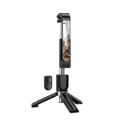 Borofone BY09 selfie tripod stojalo za snemanje in slikanje selfie posnetkov 75 cm - črn