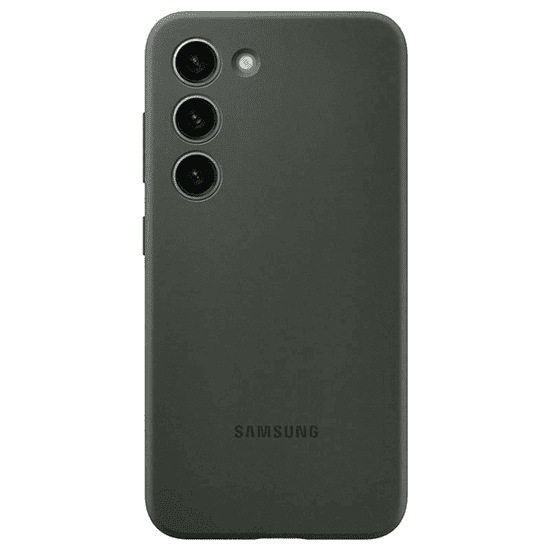 Samsung Original silikonski ovitek EF-PS916TGE za Galaxy S23 Plus 5G - zelen