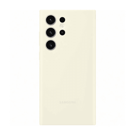 Samsung Original silikonski ovitek EF-PS918TUE za Galaxy S23 Ultra 5G - bel
