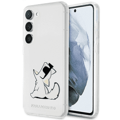 Karl Lagerfeld Originalen ovitek Samsung Galaxy S23 5G - Choupette Fun - prozoren - KLHCS23SSANKCPK