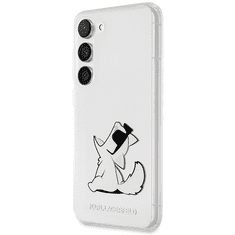 Karl Lagerfeld Originalen ovitek Samsung Galaxy S23 5G - Choupette Fun - prozoren - KLHCS23SSANKCPK