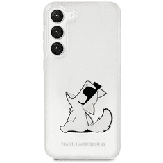 Karl Lagerfeld Originalen ovitek Samsung Galaxy S23 5G - Choupette Fun - prozoren - KLHCS23SSANKCPK