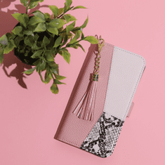 Onasi Beauty preklopna torbica za Samsung Galaxy A53 roza črna