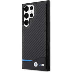 Bmw Ovitek Carbon BMHCS23L22NBCK za Samsung Galaxy S23 Ultra 5G - črn