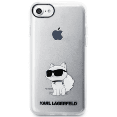 Karl Lagerfeld Originalen ovitek iPhone 7 / 8 / SE 2020 - IML NFT Choupette - prozorna silikonska zaščita - KLHCI8HNCHTCT