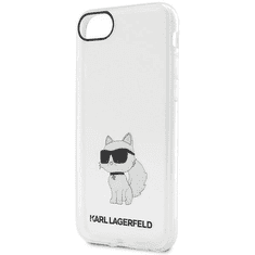 Karl Lagerfeld Originalen ovitek iPhone 7 / 8 / SE 2020 - IML NFT Choupette - prozorna silikonska zaščita - KLHCI8HNCHTCT