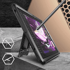 Onasi Supcase Unicorn Beetle za Samsung Galaxy Tab A8 X200 / X205 10,5 inch - črna