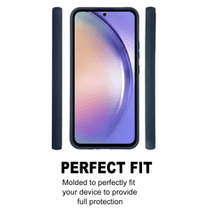 Goospery Soft Feeling silikonski ovitek za Samsung Galaxy A54 - temno moder