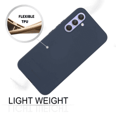 Goospery Soft Feeling silikonski ovitek za Samsung Galaxy A54 - temno moder