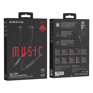Borofone Bluetooth slušalke BE58 Sports stereo - črne