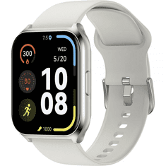Xiaomi Haylou Watch 2 Pro LS02 pametna športna ura - srebrna z belim paščkom